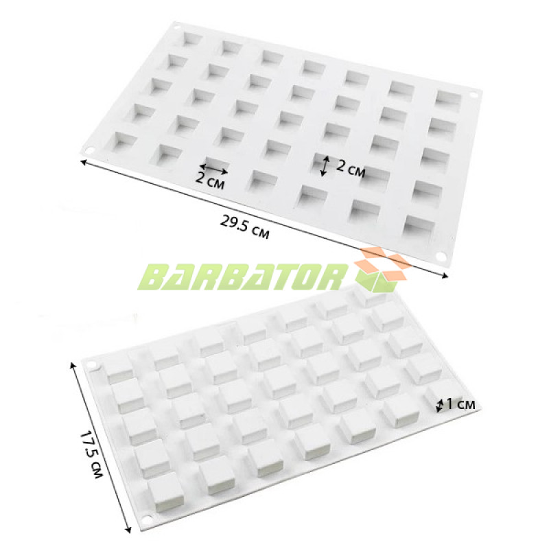 Силіконова форма для євроторта "Micro square" арт. 860-1089921