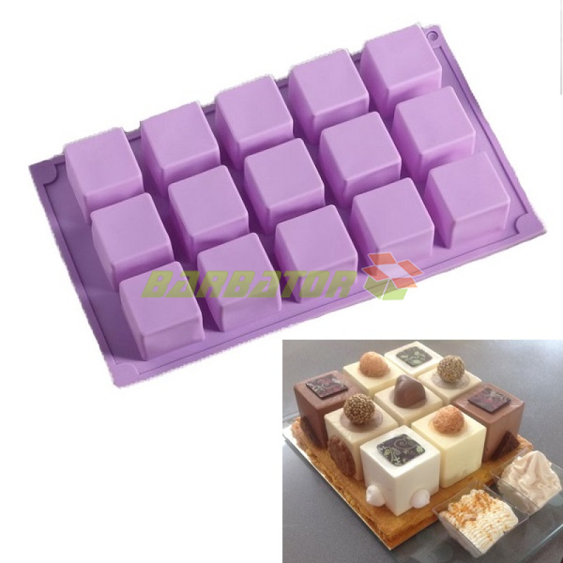 Силіконова форма для цукерок "Квадратики" арт. 870-123429 Силіконова форма для цукерок "Квадратики" арт. 870-123429