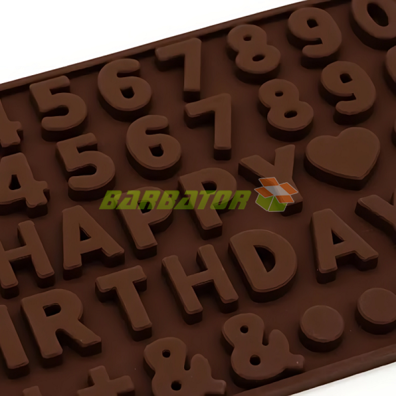 Силіконова форма для цукерок "Happy Birthday" арт. 870-404023