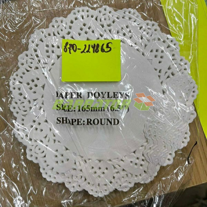 Кондитерська ажурна серветка Ø 16.5 см (100 штук) арт. 870-224865 Кондитерська ажурна серветка Ø 16.5 см (100 штук) арт. 870-224865