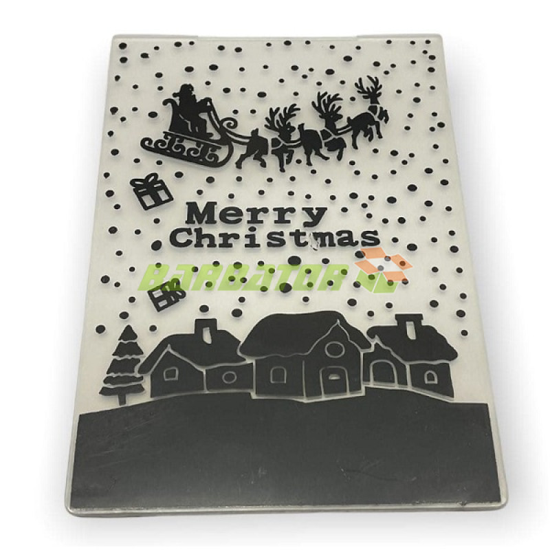 Папка для тиснення "Merry Christmas" (10х15 см) арт. 822-7-214