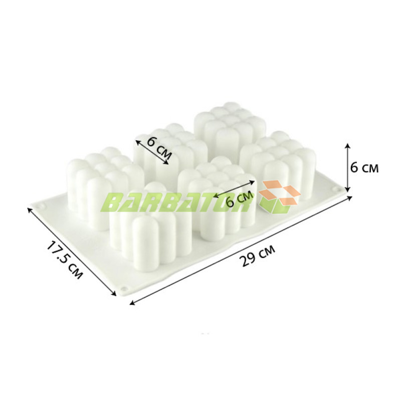 Силіконова форма для євроторта "Magic Cube Bubble" арт. 860-10151843 
