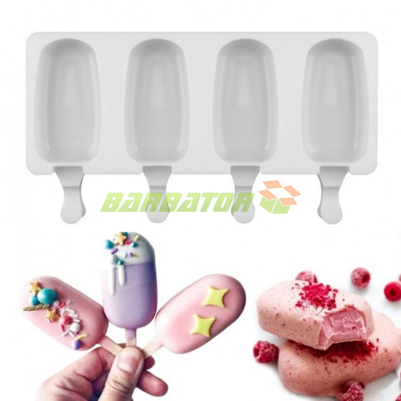 Силіконова форма "Ескімо" (осередок 7х4 см) для морозива арт. 890-114722878