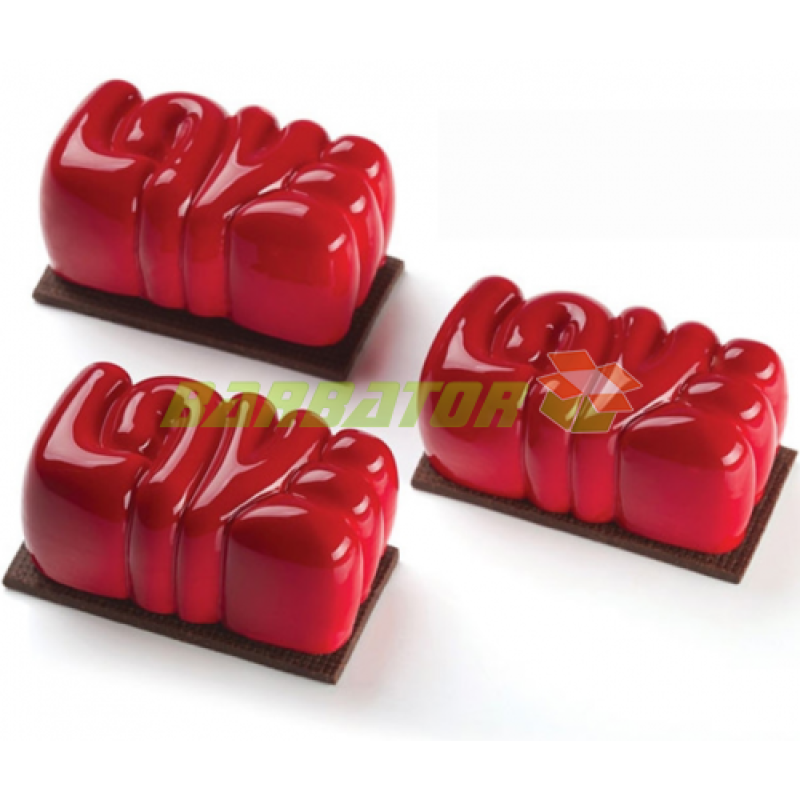 Силіконова форма для євроторта "LOVE" арт. 850-9A30799